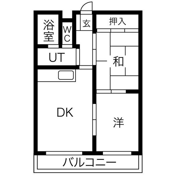 プラチナマンション北21条の間取り写真