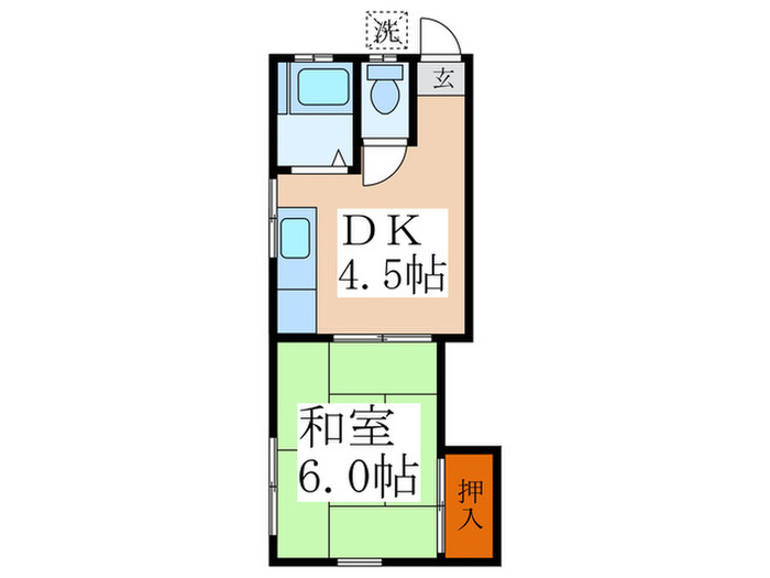 丸山荘の間取り写真