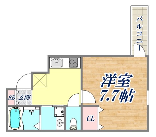 フジパレス尼崎三反田1番館の間取り写真