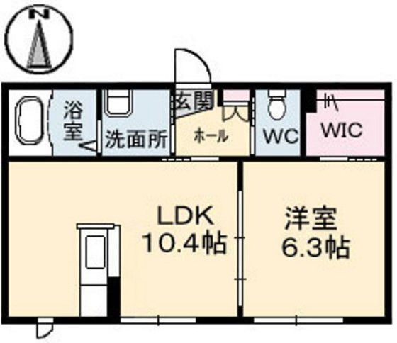 広島高速交通アストラムライン 伴駅 徒歩2分 2階建 築16年の間取り写真