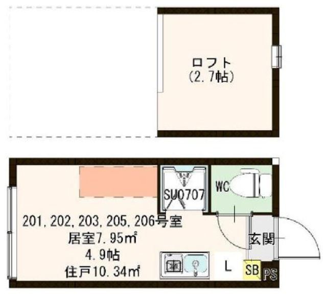 ハーモニーテラス中板橋 IIの間取り写真