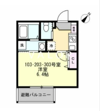 ベイルーム小田急相模原の間取り写真