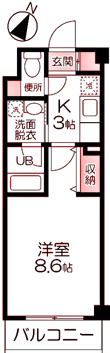 ラティーダ下並木の間取り写真