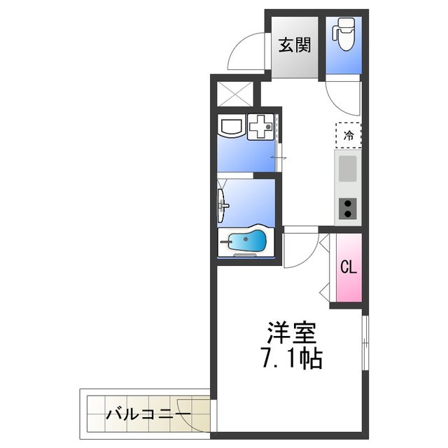 フジパレスあびこVI番館の間取り写真