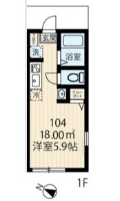 小田急線 生田駅 徒歩8分 2階建 新築の間取り写真