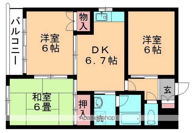 サンパレス榎本の間取り写真