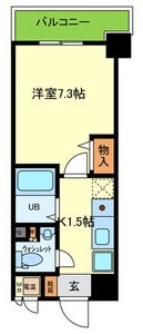 ＪＲ関西本線 東部市場前駅 徒歩3分 7階建 築20年の間取り写真