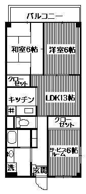 コート上池台の間取り写真