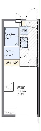 レオパレスステュディオ箕面IIの間取り