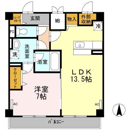 田町ガーデンハイツの間取り