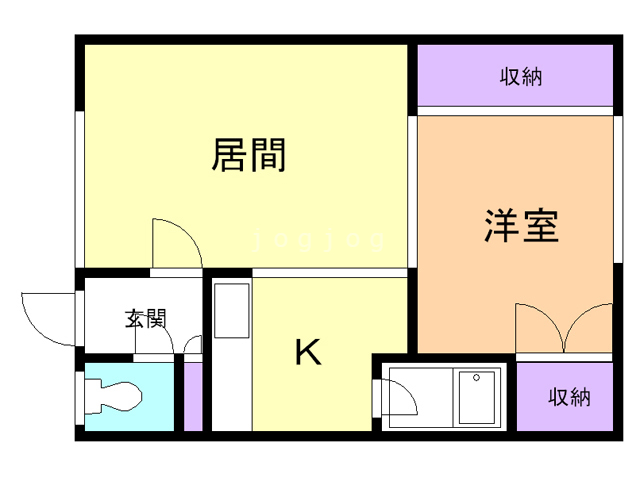 第３ハイツあおきの間取り