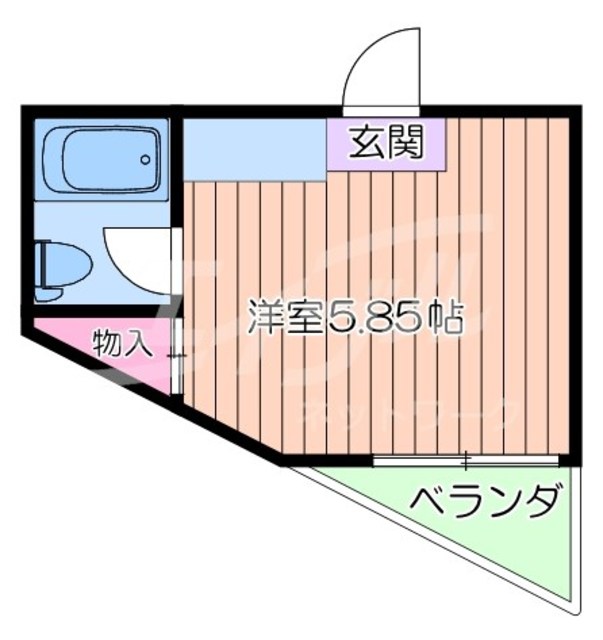 スカイ元町第五ビルの間取り