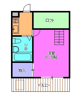 加古川市平岡町二俣のアパートの間取り