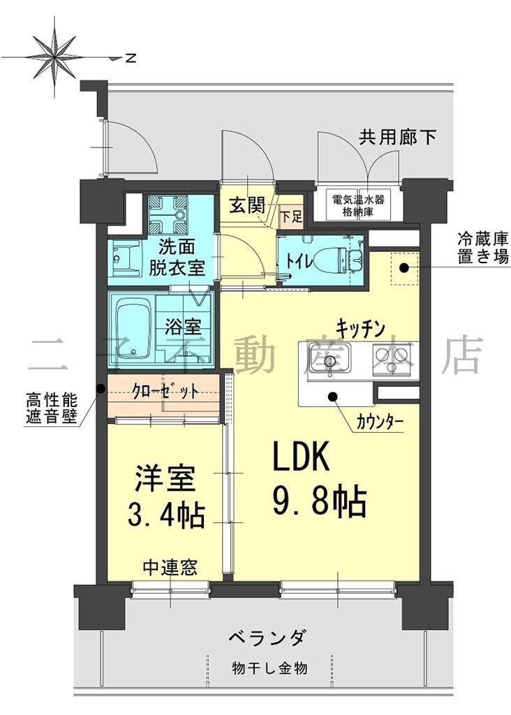 パレスコンフォート大和町の間取り