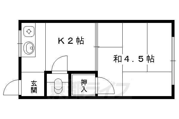 あすか荘の間取り