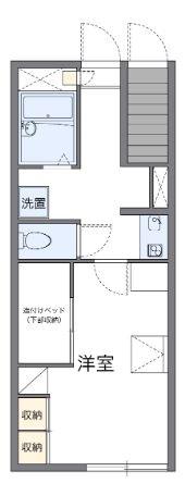 レオパレスグリーンヒルの間取り