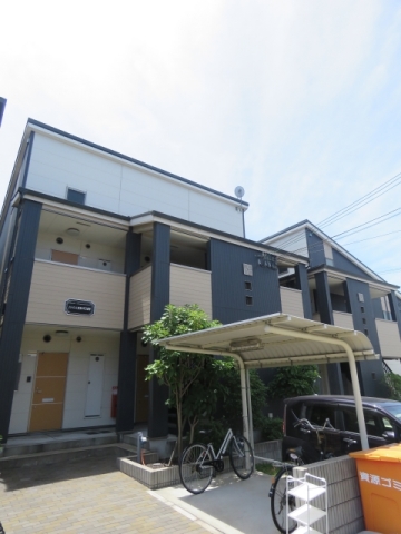 堺市堺区南清水町のアパートの建物外観