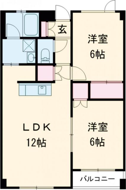 バーニーズブルーの間取り