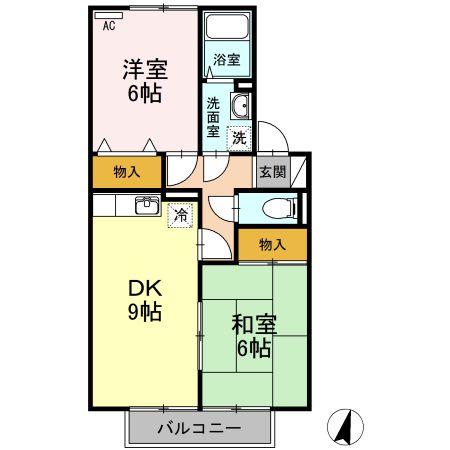 ドエル栗原の間取り