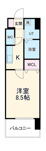 一宮市栄のマンションの間取り