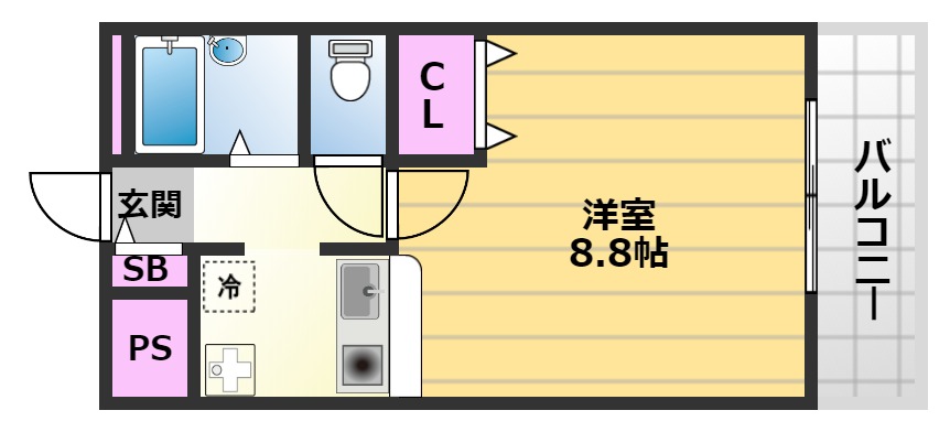 ライム高田の間取り