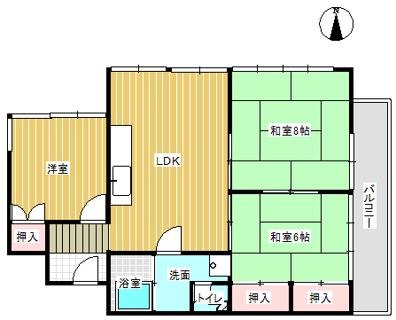 江頭ビルの間取り