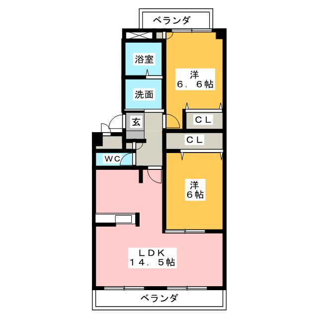 ベルドミール春嶺の間取り