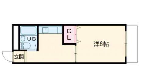 コート栗林IIの間取り