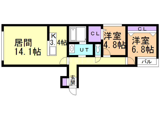 Ｍｏｉｗａ　ｖｉｅｗの間取り