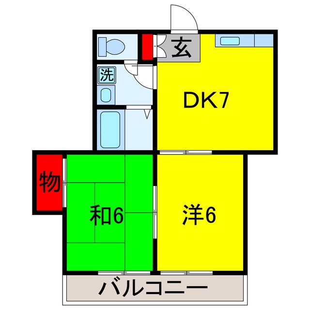 辰巳台イーストメゾンの間取り