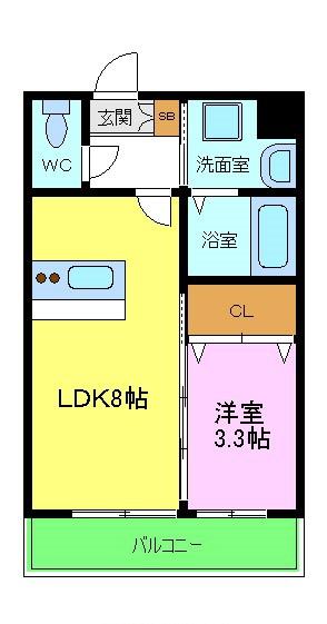 スプランディッド堺東の間取り