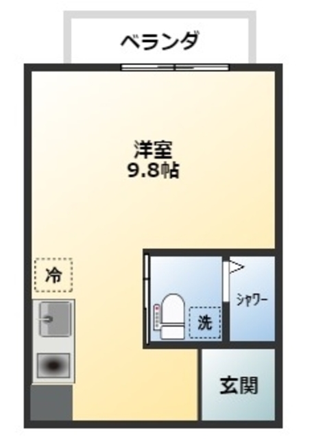 市川市香取のマンションの間取り