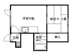 マクセル１３／１００（西側）の間取り