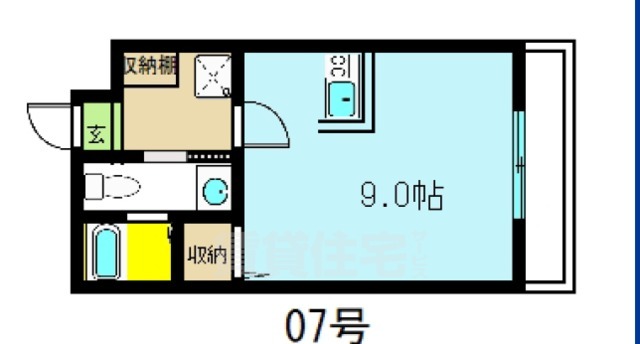 フラッティ北山の間取り