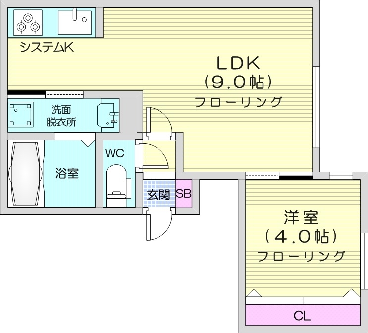 ラグナベルデ宮の沢の間取り