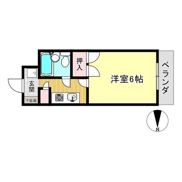 CASA　NOAH名古屋IIIの間取り