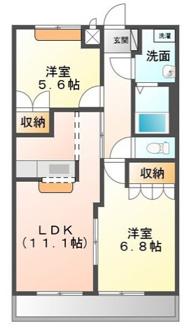 我孫子市中峠のアパートの間取り