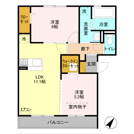 アネシスIIの間取り