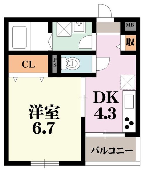 OrientCity戎之町東の間取り