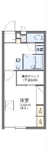 レオパレスコンフォートの間取り