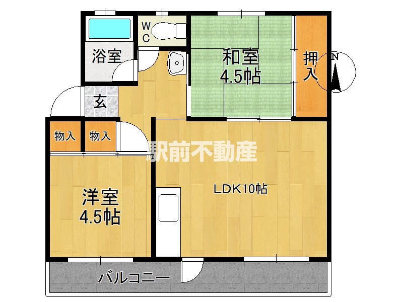 オアシス天領の間取り