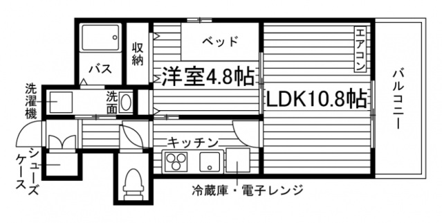 Fields.A.I.緑町の間取り