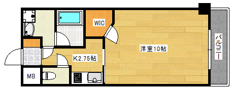 広島市南区翠のマンションの間取り