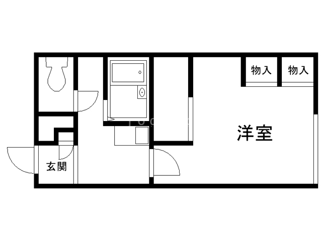 レオパレスＳｅａｓｉｄｅの間取り