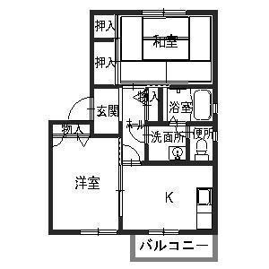 ロジュマン　イズミの間取り