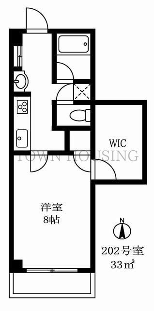 目黒区原町のマンションの間取り