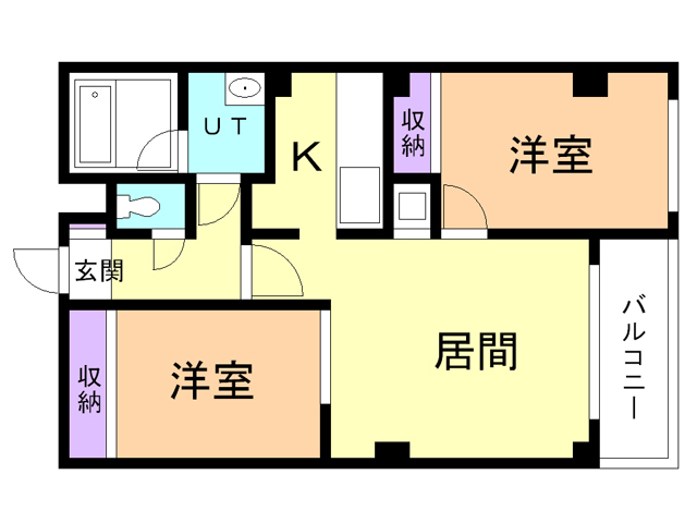 アールズコート大川の間取り