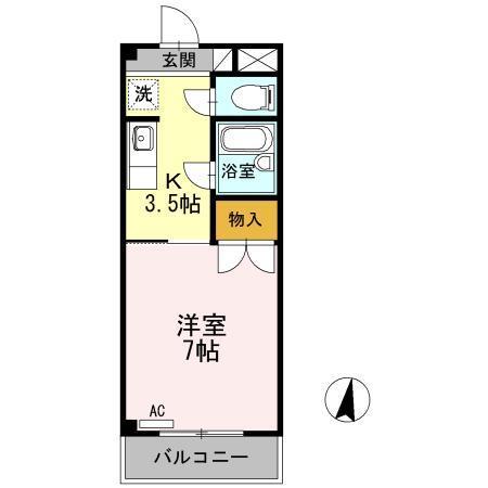 ドミール末広の間取り