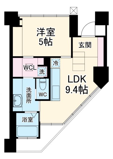 シャリマー西大路の間取り