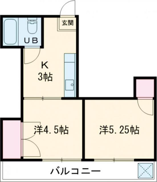 茂森マンションの間取り